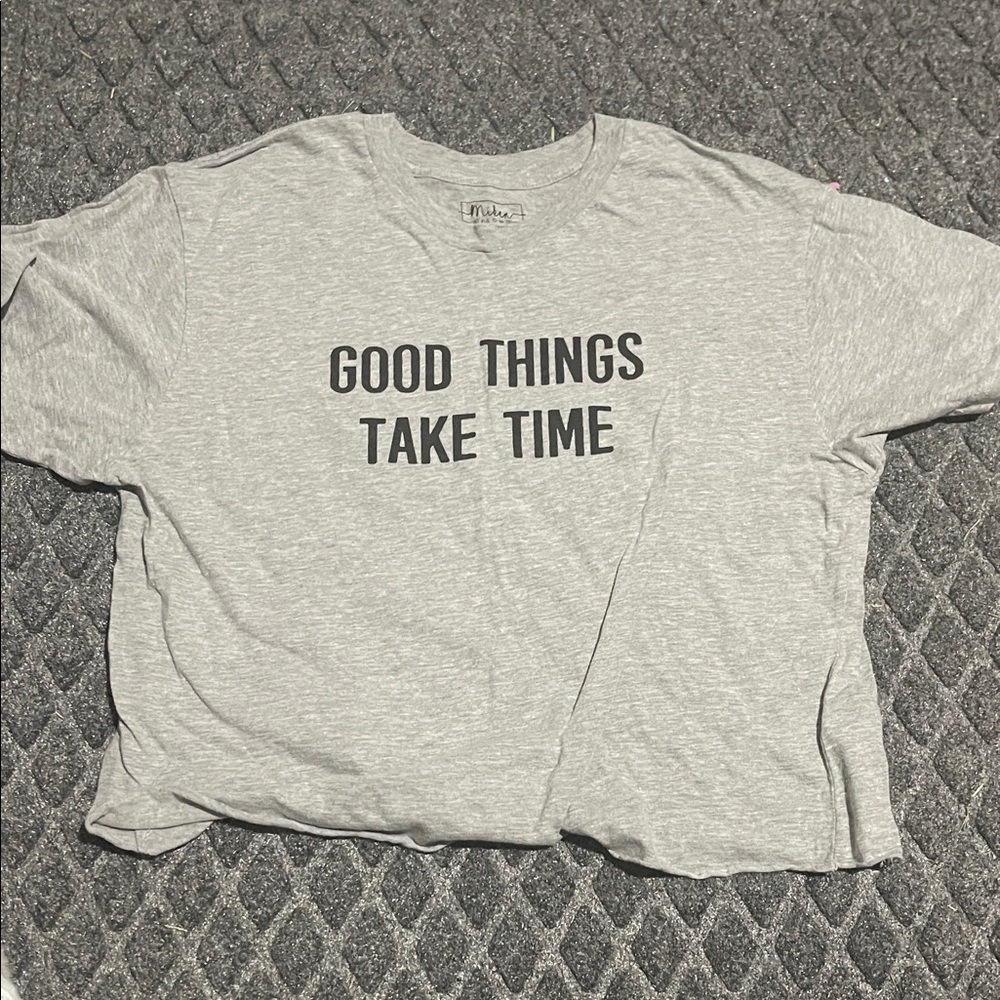 Heather Gray Motivational Tee